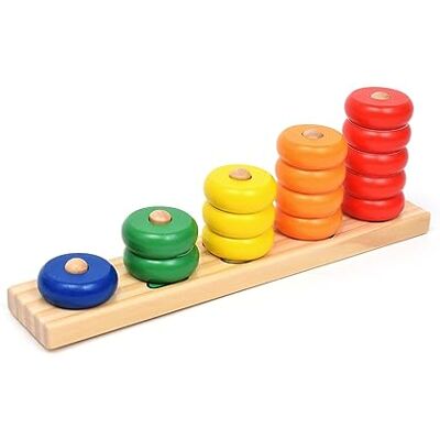 Goki Sortierspiel Lerne Zählen mit Ringen Goki Sortierspiel Lerne Zählen mit Ringen