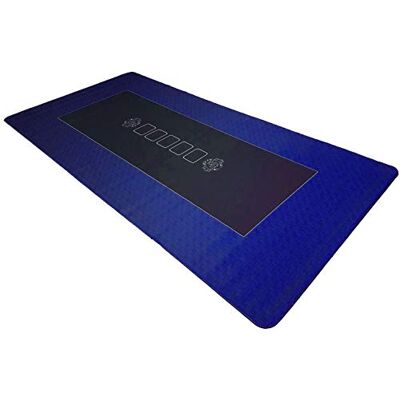Bullets Playing Cards , Tapis de Poker Professionnel 160 x 80 cm Bleu pour Votre Propre Table de Poker, Plateau de Poker Deluxe, revêtement Table de Poker, Tapis de Cartes, idéal pour Un Cadeau Bullets Playing Cards , Tapis de Poker Professionnel 160 x 80 cm Bleu pour Votre Propre Table de Poker, Plateau de Poker Deluxe, revêtement Table de Poker, Tapis de Cartes, idéal pour Un Cadeau