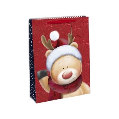 Eurowrap Clairefontaine X-31226-1WCpack Un Lot de 12 Sacs Cadeaux Excellia Format XL 33x15x45,5cm 210g Motif : Bébé Renne, Paillettes, Noël Enfants Idéal pour : Jeux De Société, Puzzles Eurowrap Clairefontaine X-31226-1WCpack Un Lot de 12 Sacs Cadeaux Excellia Format XL 33x15x45,5cm 210g Motif : Bébé Renne, Paillettes, Noël Enfants Idéal pour : Jeux De Société, Puzzles