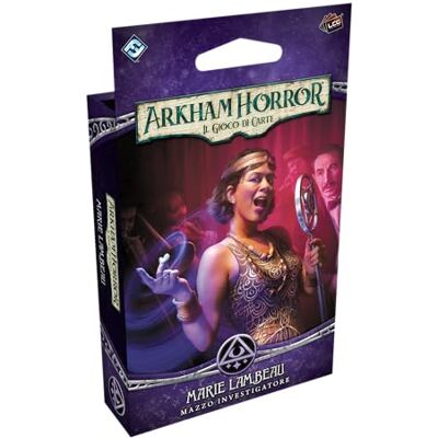 Asmodee – Arkham Horror: Le Jeu de Cartes: Marie Lambeau – Détecteur, Jeu de Cartes, 14+ Années, 1-4 Joueurs, 60-120 min, Édition en Italien Asmodee – Arkham Horror: Le Jeu de Cartes: Marie Lambeau – Détecteur, Jeu de Cartes, 14+ Années, 1-4 Joueurs, 60-120 min, Édition en Italien