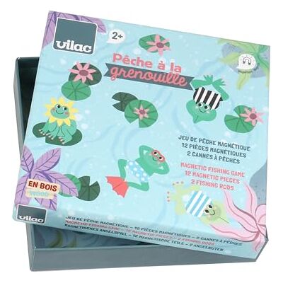 Vilac La pêche à la Grenouille Michelle Carlslund Jeux de Société 2 Cannes à pêche magnétique en Bois + 12 Grenouilles en Bois Jeux en Bois Dès 2 Ans 8571 Vilac La pêche à la Grenouille Michelle Carlslund Jeux de Société 2 Cannes à pêche magnétique en Bois + 12 Grenouilles en Bois Jeux en Bois Dès 2 Ans 8571