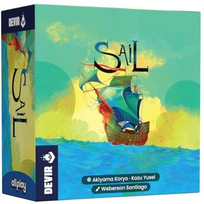 Devir Sail, jeu de société pour deux personnes, jeu rapide et coopératif, jeu de cartes pour duel (BGSAPS) Devir Sail, jeu de société pour deux personnes, jeu rapide et coopératif, jeu de cartes pour duel (BGSAPS)
