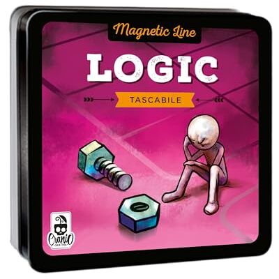 Cranio Creations Ligne magnétique, logique Un grand classique en version de poche – 2 joueurs – 10 minutes – Jeu pour familles – À partir de 6 ans – Édition en langue Cranio Creations Ligne magnétique, logique Un grand classique en version de poche – 2 joueurs – 10 minutes – Jeu pour familles – À partir de 6 ans – Édition en langue