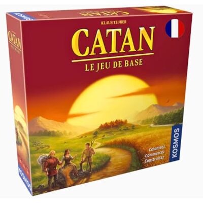 Asmodee Catan : Jeu de base version Éco FR Unbox Now Kosmos à partir de 10 ans 3 à 4 joueurs 60 à 120 minutes Asmodee Catan : Jeu de base version Éco FR Unbox Now Kosmos à partir de 10 ans 3 à 4 joueurs 60 à 120 minutes