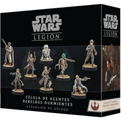 Atomic Star Wars Légion : cellule d'agents rebelles endormis Extension de miniatures À partir de 14 ans 2 joueurs 1 à 2 heures par partie Espagnol Atomic Star Wars Légion : cellule d'agents rebelles endormis Extension de miniatures À partir de 14 ans 2 joueurs 1 à 2 heures par partie Espagnol