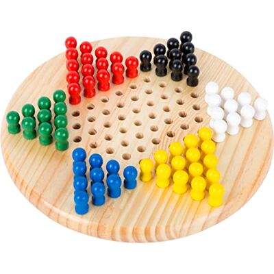small foot Halma wooden board game, puzzle game for 2-6 players, for children aged 5 and up, 2940 small foot Halma wooden board game, puzzle game for 2-6 players, for children aged 5 and up, 2940