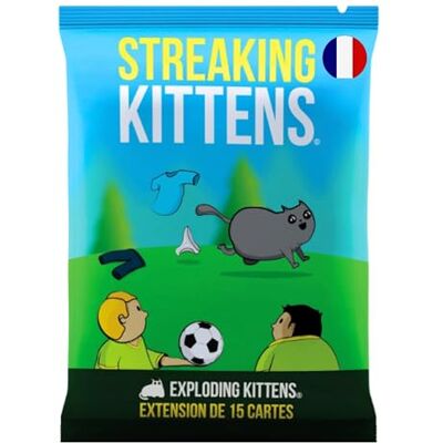 Asmodee - Exploding Streaking (Edition 2022) Jeu de société A partir de : 7 Ans 2 à 6 Joueurs Temps :15 Min, EKIEK05FR, Extension : Barking Kittens Asmodee - Exploding Streaking (Edition 2022) Jeu de société A partir de : 7 Ans 2 à 6 Joueurs Temps :15 Min, EKIEK05FR, Extension : Barking Kittens