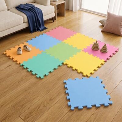 LittleTom 9 Pièces Tapis Puzzle - Tapis de Jeu pour Bébé LittleTom 9 Pièces Tapis Puzzle - Tapis de Jeu pour Bébé