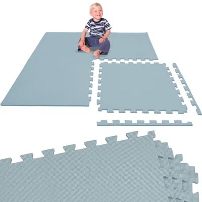 LittleTom 4 Pièces Tapis de Sol pour Enfants 50x50 cm Dalles en Mousse EVA Surface de Jeu Douce pour Bambins et Jeunes Enfants Carrés Puzzle Antidérapants Revêtement pour la Chambre des Petits LittleTom 4 Pièces Tapis de Sol pour Enfants 50x50 cm Dalles en Mousse EVA Surface de Jeu Douce pour Bambins et Jeunes Enfants Carrés Puzzle Antidérapants Revêtement pour la Chambre des Petits