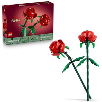 Lego Botanicals Les Roses Jeu de Construction de Fleurs Artificielles Décoration Florale pour la Maison ou le Bureau Jouet sur la Nature Cadeau d'Anniversaire pour Fille dès 8 ans ou Ado 40460 Lego Botanicals Les Roses Jeu de Construction de Fleurs Artificielles Décoration Florale pour la Maison ou le Bureau Jouet sur la Nature Cadeau d'Anniversaire pour Fille dès 8 ans ou Ado 40460