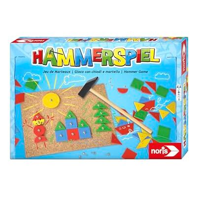 noris Hammerspiel (Kinderspiel): Mit Korkplatte und Holzplättchen noris Hammerspiel (Kinderspiel): Mit Korkplatte und Holzplättchen