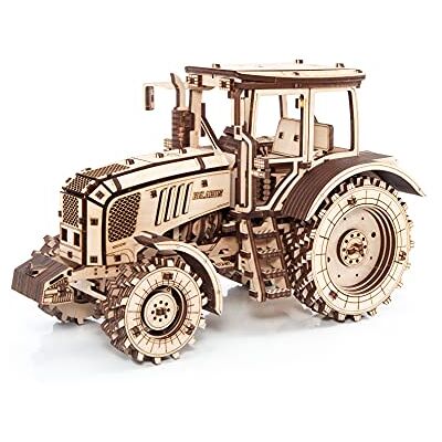 ART Puzzle en bois 3D pour adolescents et adultes Tracteur BELARUS-2022 Kit de bricolage, auto-assemblage, pas de colle nécessaire 342 pièces, Tractor BELARUS-2022, naturel ART Puzzle en bois 3D pour adolescents et adultes Tracteur BELARUS-2022 Kit de bricolage, auto-assemblage, pas de colle nécessaire 342 pièces, Tractor BELARUS-2022, naturel