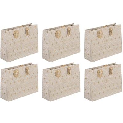 Eurowrap Clairefontaine 32451-6Cpack Un lot de 6 sacs cadeaux Kraft brun- Format Shopping 37,3x11,8x27,5 cm 210g Motif : Tanit Emballage Cadeaux, idéal pour : Jeux Société, Puzzles Eurowrap Clairefontaine 32451-6Cpack Un lot de 6 sacs cadeaux Kraft brun- Format Shopping 37,3x11,8x27,5 cm 210g Motif : Tanit Emballage Cadeaux, idéal pour : Jeux Société, Puzzles