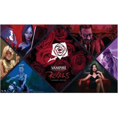 Renegade Game Studios Vampire: The Masquerade – Rivals Expandable Card Game Toreador Clan Playmat Deck Construction World of Darkness English Renegade Game Studios Vampire: The Masquerade – Rivals Expandable Card Game Toreador Clan Playmat Deck Construction World of Darkness English