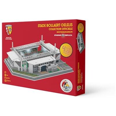 Megableu Stade BOLLAERT 4 LED-avec ECLAIRAGE D'AMBIANCE Foot pour Les Fans du RC Lens 3D-Puzzle Adultes et Enfants-Maquette sans Outils NI Colle-Dès 7 Ans-Objet de décoration, 678281, Blanc Megableu Stade BOLLAERT 4 LED-avec ECLAIRAGE D'AMBIANCE Foot pour Les Fans du RC Lens 3D-Puzzle Adultes et Enfants-Maquette sans Outils NI Colle-Dès 7 Ans-Objet de décoration, 678281, Blanc