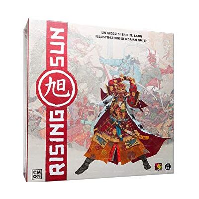 Asmodee : Rising Sun, jeu de table, 3-5 joueurs, 14+ ans, édition en italien Asmodee : Rising Sun, jeu de table, 3-5 joueurs, 14+ ans, édition en italien