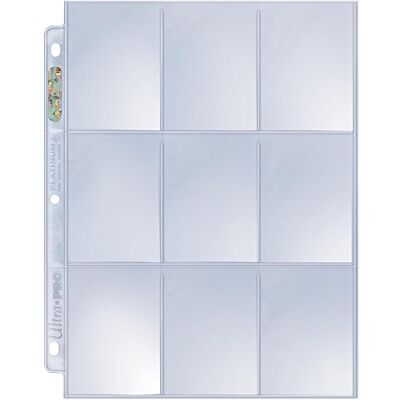 Ultra Pro Trading Card A4 Sleeves 25 9 Pocket Platinum Pages MTG/Pokemon. by Platinum Series Nine Pocket Pages Ultra Pro Trading Card A4 Sleeves 25 9 Pocket Platinum Pages MTG/Pokemon. by Platinum Series Nine Pocket Pages