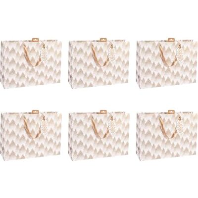 Eurowrap Clairefontaine X-32805-6Cpack Un Lot de 6 Sacs Cadeaux Excellia- Format Shopping 37,3x11,8x27,5 cm 210g Motif : Precious Emballage Cadeaux, idéal pour : Jeux Société, Puzzles Eurowrap Clairefontaine X-32805-6Cpack Un Lot de 6 Sacs Cadeaux Excellia- Format Shopping 37,3x11,8x27,5 cm 210g Motif : Precious Emballage Cadeaux, idéal pour : Jeux Société, Puzzles
