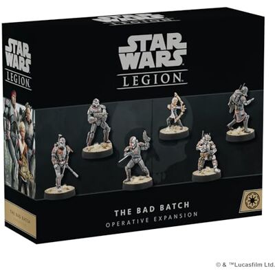 Asmodee Star Wars : Legion Bad Batch Expansion – Clone Force Lot de 99 figurines Jeu de stratégie de figurines de table pour enfants et adultes, à partir de 14 ans, 2 joueurs, 3 heures de jeu, fabriqué par Asmodee Star Wars : Legion Bad Batch Expansion – Clone Force Lot de 99 figurines Jeu de stratégie de figurines de table pour enfants et adultes, à partir de 14 ans, 2 joueurs, 3 heures de jeu, fabriqué par