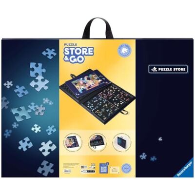 Ravensburger Store & Go propose des puzzles contenant jusqu'à 1000 pièces, combinaison d'un plateau de tri et d'un bloc-casse-tête, accessoires pour ranger les puzzles Ravensburger Store & Go propose des puzzles contenant jusqu'à 1000 pièces, combinaison d'un plateau de tri et d'un bloc-casse-tête, accessoires pour ranger les puzzles