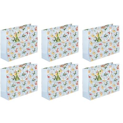 Eurowrap Clairefontaine 32475-6Cpack Un lot de 6 sacs cadeaux Excellia- Format Shopping 37,3x11,8x27,5 cm 210g Motif : Dragons Emballage Cadeaux, idéal pour : Jeux Société, Puzzles Eurowrap Clairefontaine 32475-6Cpack Un lot de 6 sacs cadeaux Excellia- Format Shopping 37,3x11,8x27,5 cm 210g Motif : Dragons Emballage Cadeaux, idéal pour : Jeux Société, Puzzles