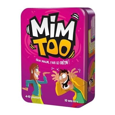 Asmodee Cocktail Games Mimtoo (Editon 2022) Jeu de Société Jeu d'ambiance A partir de 10 Ans 4 à 10 Joueurs 20 Min Asmodee Cocktail Games Mimtoo (Editon 2022) Jeu de Société Jeu d'ambiance A partir de 10 Ans 4 à 10 Joueurs 20 Min