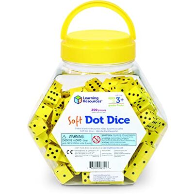 Learning Resources Dés a points souples (jeu de 200) Learning Resources Dés a points souples (jeu de 200)