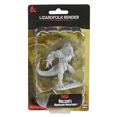 WizKids D&D Nolzur's Marvelous Miniatures : Lizardfolk Render Miniatures Donjons et Dragons non peintes WizKids D&D Nolzur's Marvelous Miniatures : Lizardfolk Render Miniatures Donjons et Dragons non peintes