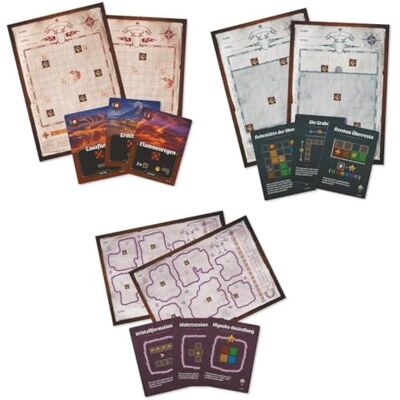 Pegasus Spiele Der Kartograph Unbekannte Lande (Spiel-Zubehör): Erweiterung Pegasus Spiele Der Kartograph Unbekannte Lande (Spiel-Zubehör): Erweiterung