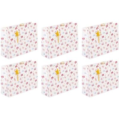 Eurowrap Clairefontaine 32469-6Cpack Un lot de 6 sacs cadeaux Excellia- Format Shopping 37,3x11,8x27,5 cm 210g Motif : Magie Emballage Cadeaux, idéal pour : Jeux Société, Puzzles Eurowrap Clairefontaine 32469-6Cpack Un lot de 6 sacs cadeaux Excellia- Format Shopping 37,3x11,8x27,5 cm 210g Motif : Magie Emballage Cadeaux, idéal pour : Jeux Société, Puzzles