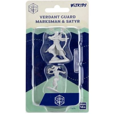 WizKids Rôle critique des miniatures non peintes : Marksman & Satyre de la Garde Verdoyante WizKids Rôle critique des miniatures non peintes : Marksman & Satyre de la Garde Verdoyante
