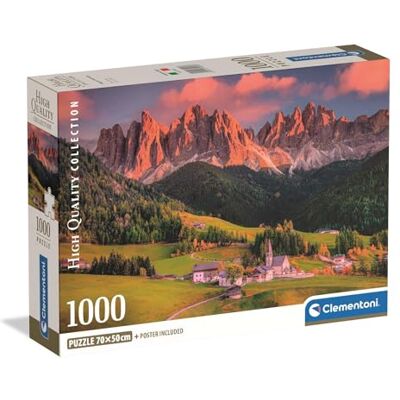 Clementoni - Dolomites Magiques 1000 Pièces - Puzzle Clementoni - Dolomites Magiques 1000 Pièces - Puzzle