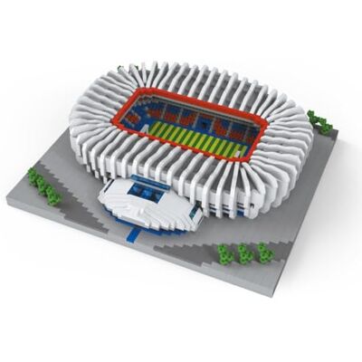 Atomic Modèle D’architecture à Assembler avec des Blocs Miniatures. Stade de Football à Paris, France. Atomic Modèle D’architecture à Assembler avec des Blocs Miniatures. Stade de Football à Paris, France.
