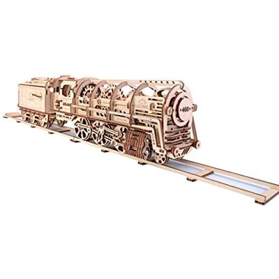 UGEARS Le modèle d’ en 3D Une Locomotive avec Le ravitailleur UGEARS Le modèle d’ en 3D Une Locomotive avec Le ravitailleur
