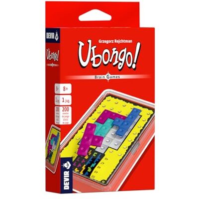 Devir Ubongo Brain Games Jeu de société en solitaire et de voyage pour tous les publics à partir de 8 ans (BGUBOBPS) Devir Ubongo Brain Games Jeu de société en solitaire et de voyage pour tous les publics à partir de 8 ans (BGUBOBPS)