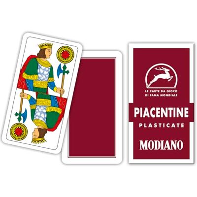 Modiano Cartes Régionales Piacentine Fond Plein, 300054 Modiano Cartes Régionales Piacentine Fond Plein, 300054