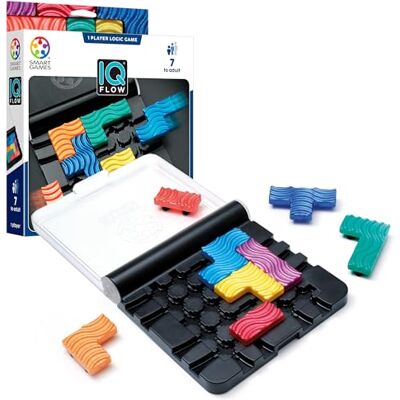 SmartGames Smart Games IQ Flow Puzzles et puzzles pour enfants pour adultes Jeux pour enfants de 8 ans ou plus Jeux de table avec 120 défis Cadeau pour enfant de 8 ans ou plus pour 1 joueur SmartGames Smart Games IQ Flow Puzzles et puzzles pour enfants pour adultes Jeux pour enfants de 8 ans ou plus Jeux de table avec 120 défis Cadeau pour enfant de 8 ans ou plus pour 1 joueur