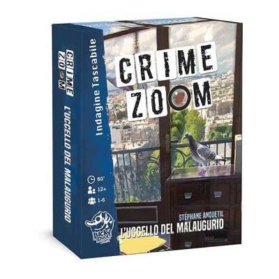 Asmodee Crime Zoom A Bird of Ill Omen, Jeu de Cartes, Investigation, édition en Italien, 8151 Asmodee Crime Zoom A Bird of Ill Omen, Jeu de Cartes, Investigation, édition en Italien, 8151