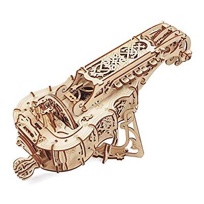 UGEARS Hurdy Gurdy Puzzle en Bois 3D Instrument de Musique Kit de Modèle Mécanique en Bois à Construire Puzzle Bricolage Musique Médiévale Jeu de Construction Casse-tête pour Adultes et Enfants UGEARS Hurdy Gurdy Puzzle en Bois 3D Instrument de Musique Kit de Modèle Mécanique en Bois à Construire Puzzle Bricolage Musique Médiévale Jeu de Construction Casse-tête pour Adultes et Enfants