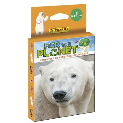 Panini France SA-for The Planet Blister 8 Pochettes, 004172KBF8 Panini France SA-for The Planet Blister 8 Pochettes, 004172KBF8
