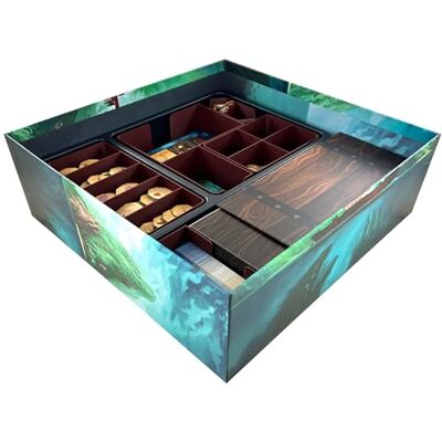 Feldherr Organizer compatible avec Sleeping Gods : Kickstarter Version (cartes non-dépouillées) boîte de jeu principale Feldherr Organizer compatible avec Sleeping Gods : Kickstarter Version (cartes non-dépouillées) boîte de jeu principale