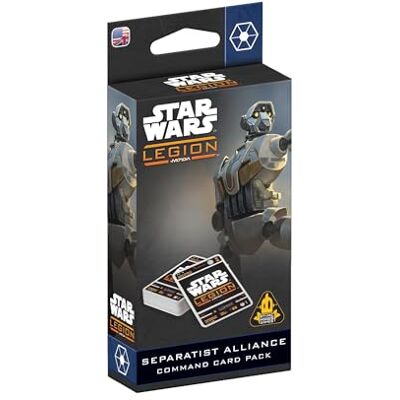 Asmodee Star Wars : Legion Lot de cartes Commandement Alliance Séparatiste Jeu de société à partir de 14 ans 2 joueurs 90 minutes de temps de jeu ou plus Asmodee Star Wars : Legion Lot de cartes Commandement Alliance Séparatiste Jeu de société à partir de 14 ans 2 joueurs 90 minutes de temps de jeu ou plus