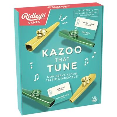 Asmodee Kazoo That Tune, jeu de table, 8 ans, 2 à 4 joueurs, édition en italien Asmodee Kazoo That Tune, jeu de table, 8 ans, 2 à 4 joueurs, édition en italien