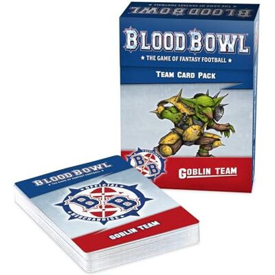 Games Workshop Blood Bowl : lot de cartes Goblin Team Games Workshop Blood Bowl : lot de cartes Goblin Team