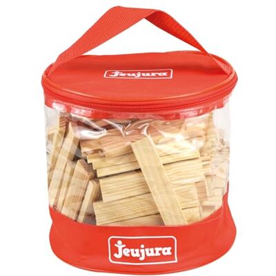 Jeujura TECAP Classic Jeu de Construction en Bois 160 Pièces Jeu Enfant dès 3 Ans Jeu d’Équilibre Créatif Sac de Rangement Fabriqué en France 8306 Jeujura TECAP Classic Jeu de Construction en Bois 160 Pièces Jeu Enfant dès 3 Ans Jeu d’Équilibre Créatif Sac de Rangement Fabriqué en France 8306