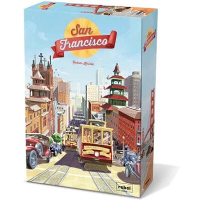 Asmodee San Francisco, jeu de table, édition en italien, 8154 Asmodee San Francisco, jeu de table, édition en italien, 8154