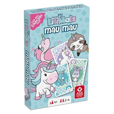 ASS Altenburger 22577450 myLilimals Boîte de 38 Cartes à Jouer avec boîte Pliable Rose ASS Altenburger 22577450 myLilimals Boîte de 38 Cartes à Jouer avec boîte Pliable Rose