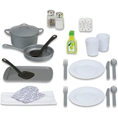 Melissa & Doug Kit d'accessoire pour la Cuisine Pour garçon ou fille 3+ Jeux de rôle Melissa & Doug Kit d'accessoire pour la Cuisine Pour garçon ou fille 3+ Jeux de rôle