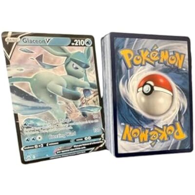 Pokémon Lot de 50 cartes + 1 carte ultra rare Pokémon Lot de 50 cartes + 1 carte ultra rare