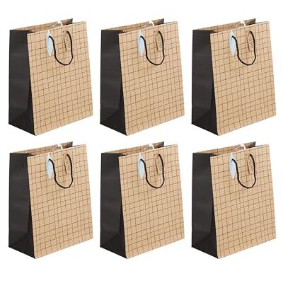 Eurowrap Clairefontaine 28794-2Cpack Un lot de 6 sacs cadeaux Kraft Format large 26,5x14x33 cm 210g Motif : Géométrique Blanc Et Bleu Idéal pour : Jeux De Société, Puzzles, Cadeaux Eurowrap Clairefontaine 28794-2Cpack Un lot de 6 sacs cadeaux Kraft Format large 26,5x14x33 cm 210g Motif : Géométrique Blanc Et Bleu Idéal pour : Jeux De Société, Puzzles, Cadeaux